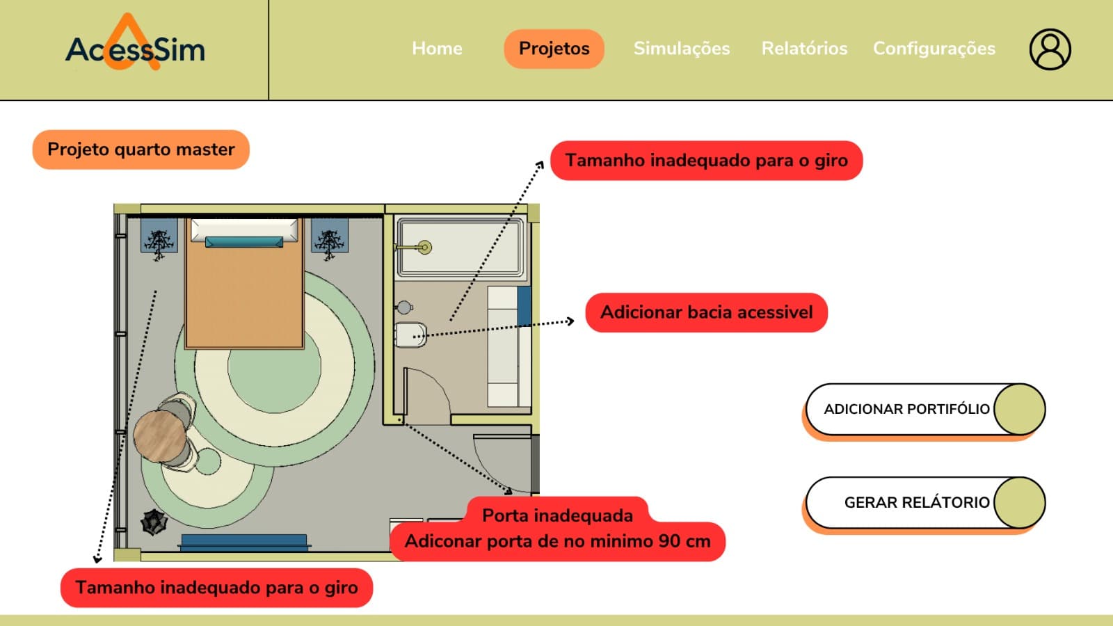 Mockup do produto accessSim
